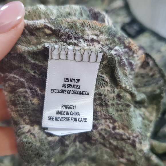 Whimsigoth Fairycore Forest Fairy Y2K Mesh Lace Sheer Top Earth Witch Grunge - Picture 7 of 8